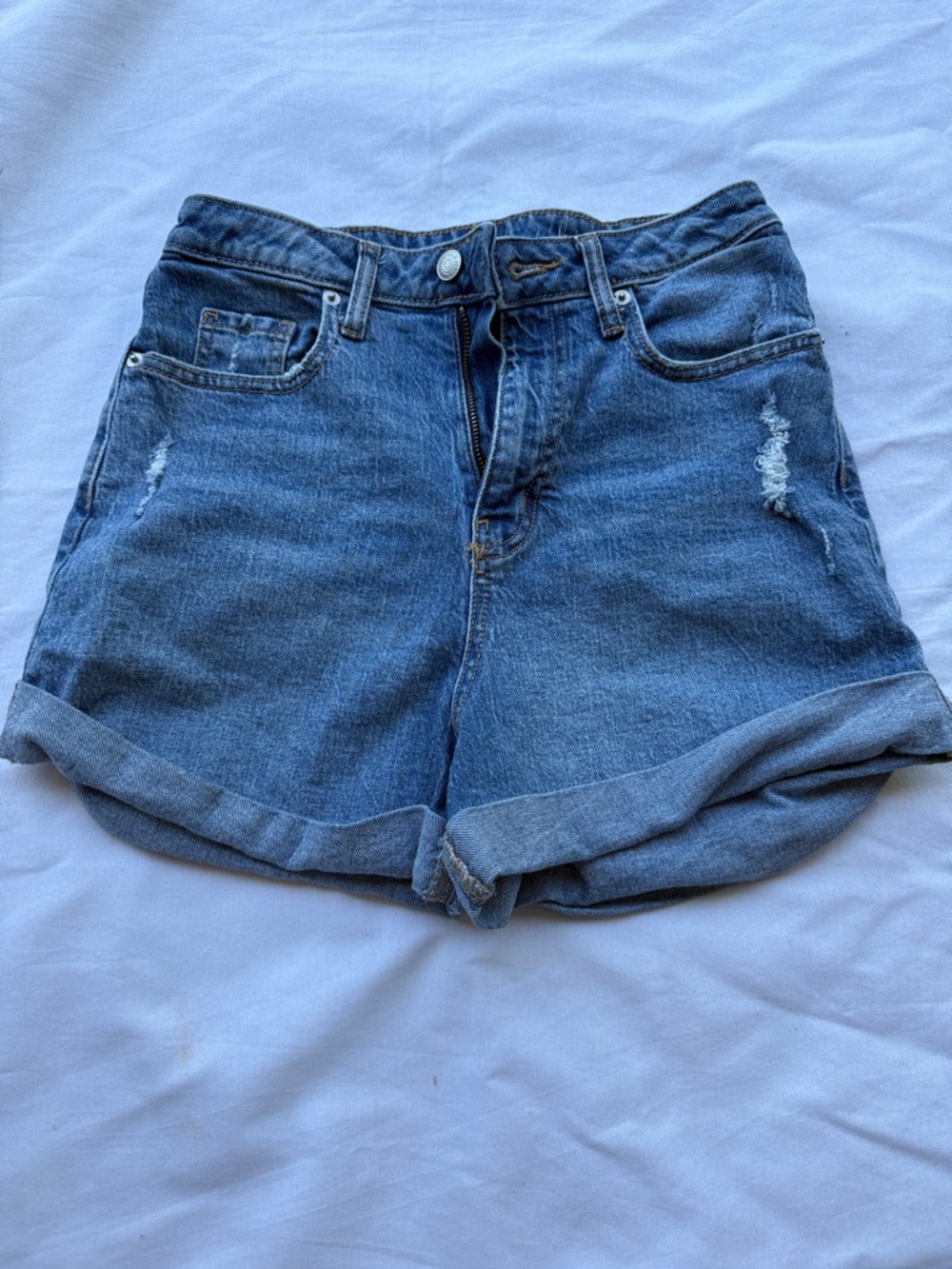 Wild Fable Classic High-Rise Denim Shorts - Blue